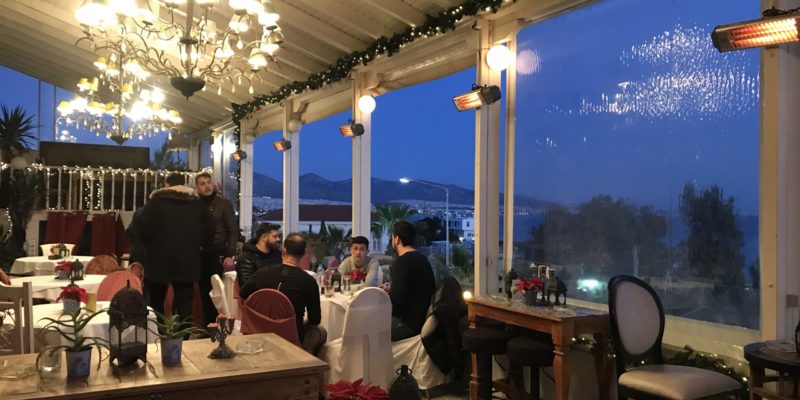 Last night at the Veranda